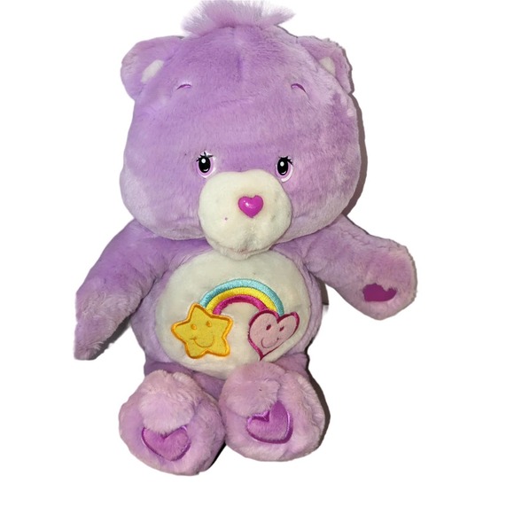 2004 12" Talking Best Friend Care Bear Light Purple Works Excellent Condition - Picture 2 of 8